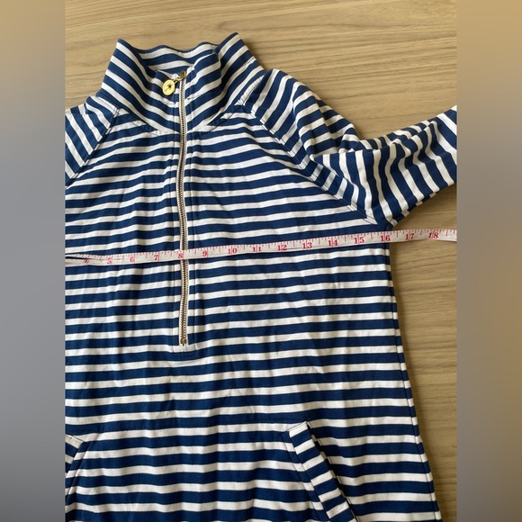 Lilly Pulitzer Blue and Pink Striped Hoodie - Picture 5 of 9